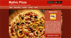 Desktop Screenshot of mythicpizza.com